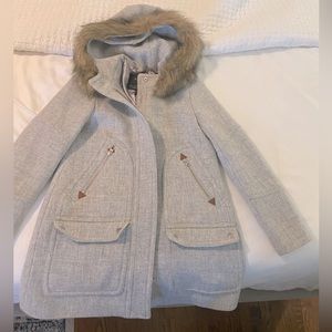 JCrew Chateau parka size 0 Heather Grey
